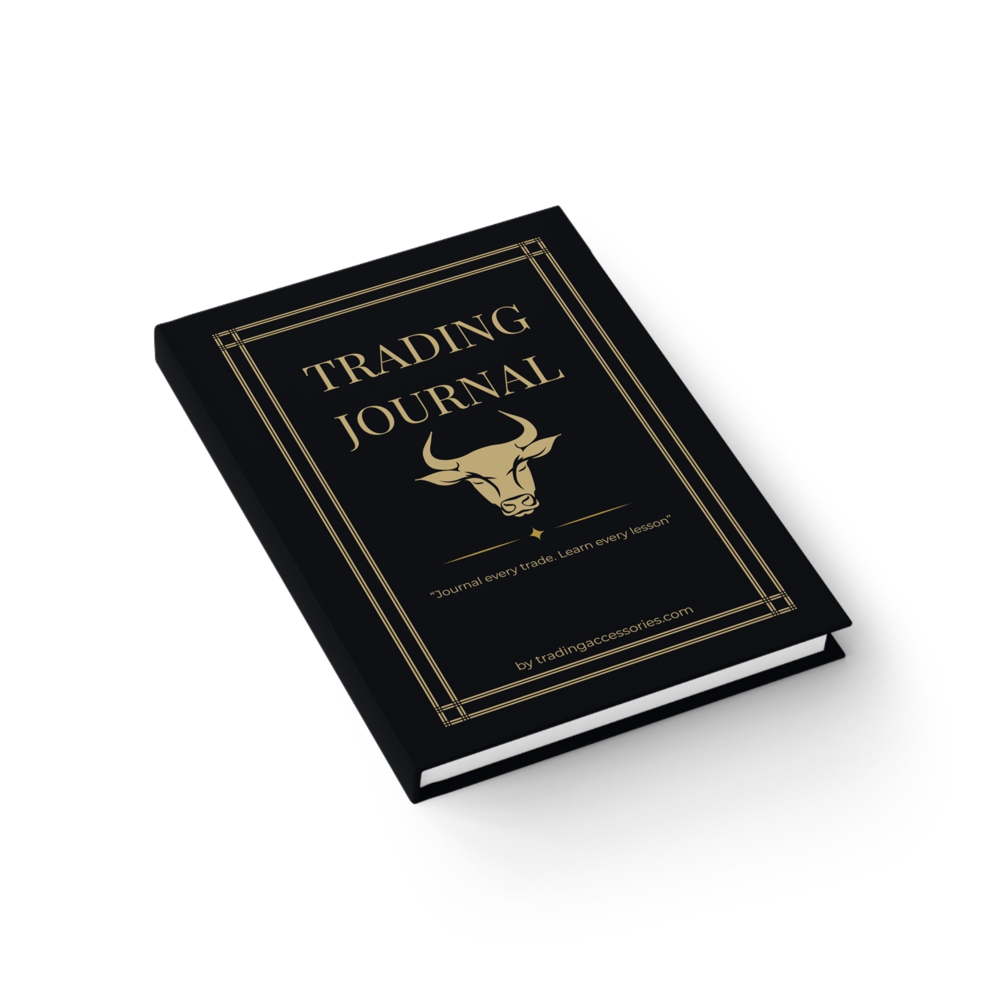 Trading Journal — Blank Hardcover Notebook for Traders