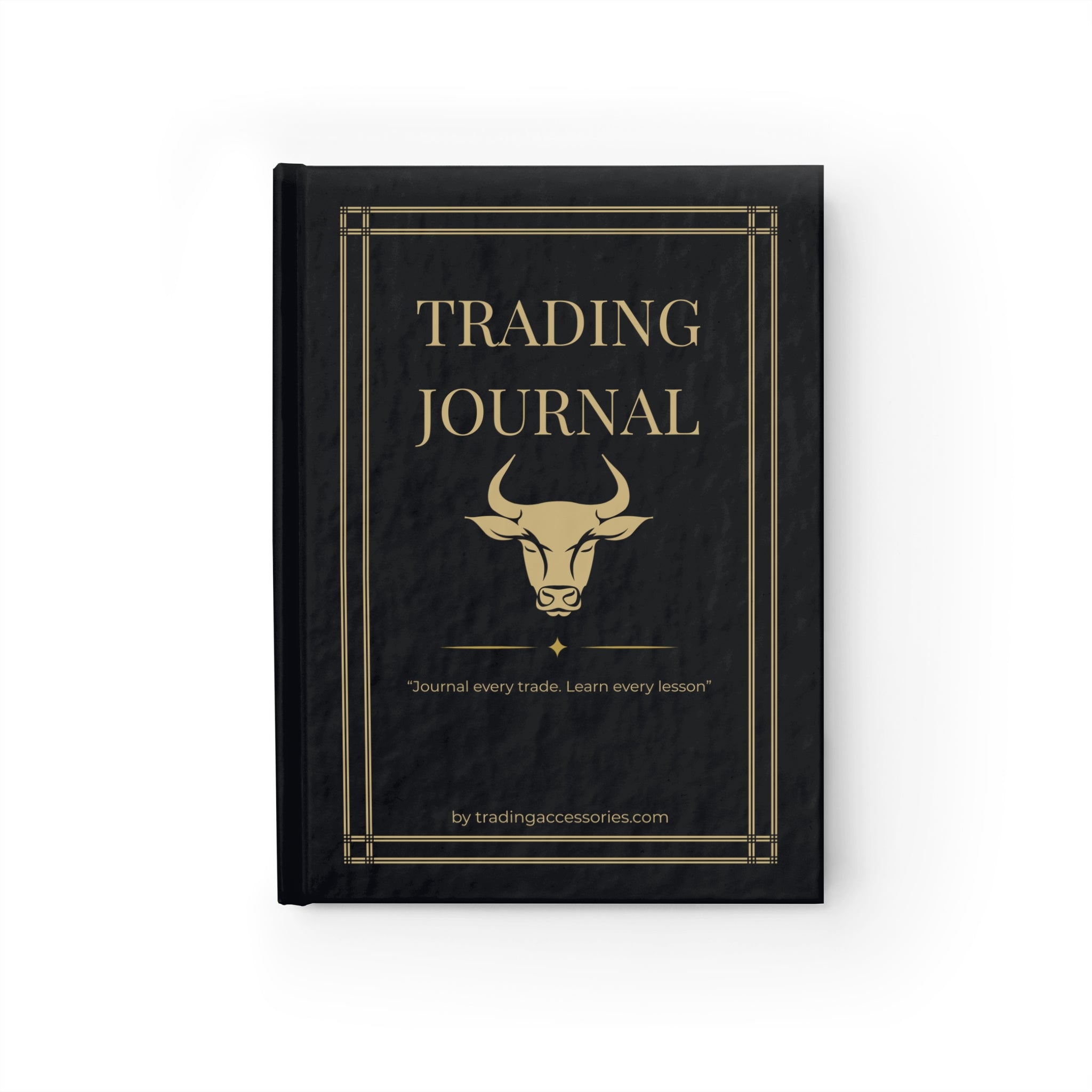 Trading Journal — Blank Hardcover Notebook for Traders
